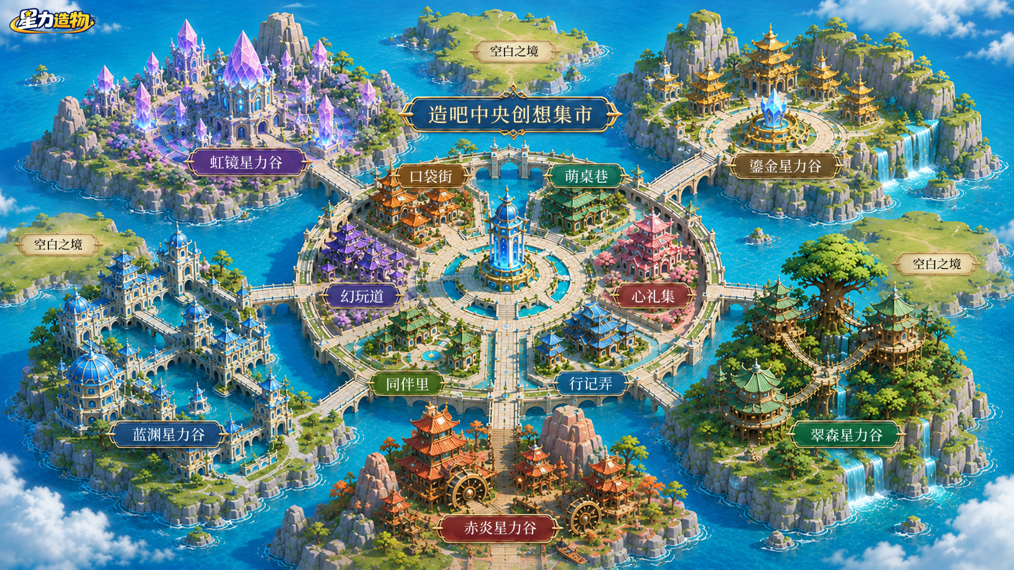星力大陆地图
